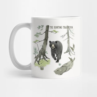 The Hunting Tradition - Bear with no shadows Mug